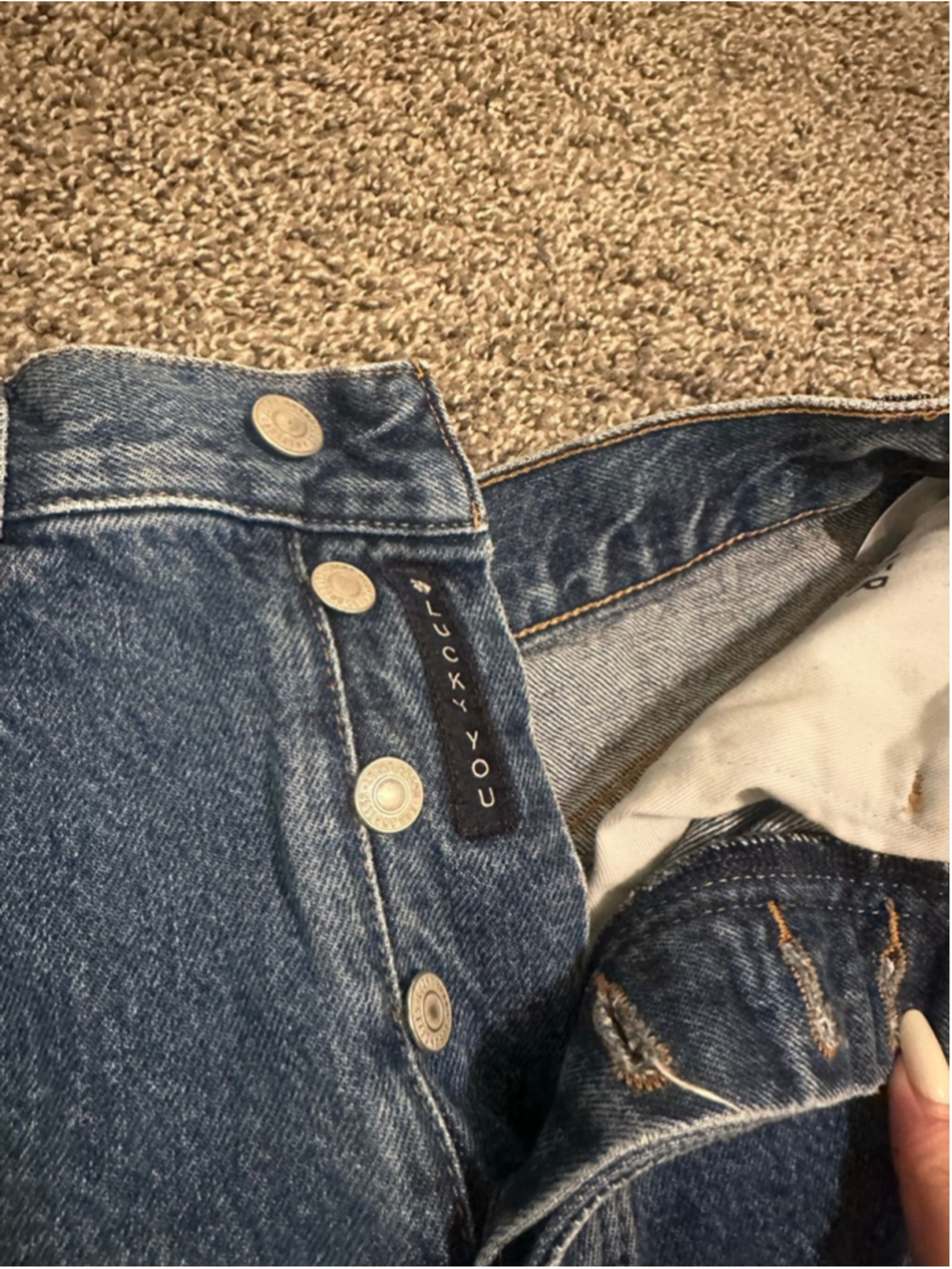 Lucky Brand Women's Blue Traveler Relaxed Jean Shorts Size 26 - Picture 12 of 13